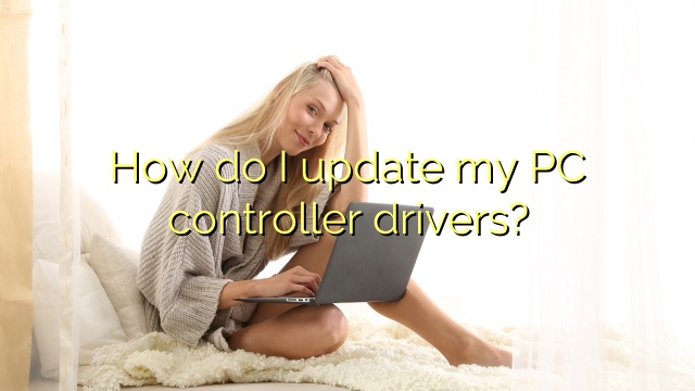 How do I update my PC controller drivers?