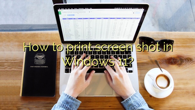 How to print screen shot in Windows 11?