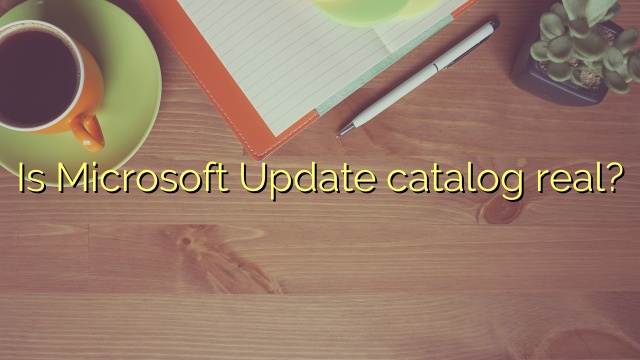 Is Microsoft Update catalog real?