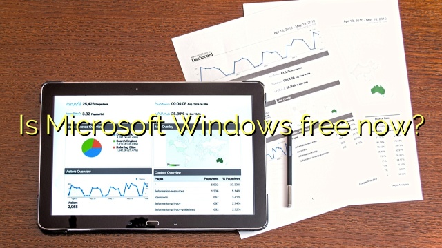 Is Microsoft Windows free now?