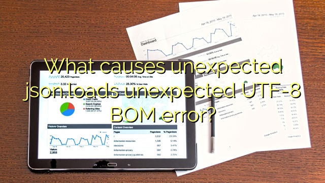 What causes unexpected json.loads unexpected UTF-8 BOM error?