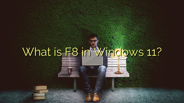 What is F8 in Windows 11?