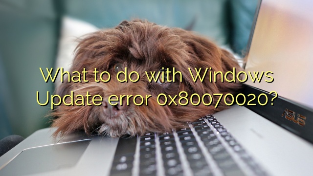What to do with Windows Update error 0x80070020?