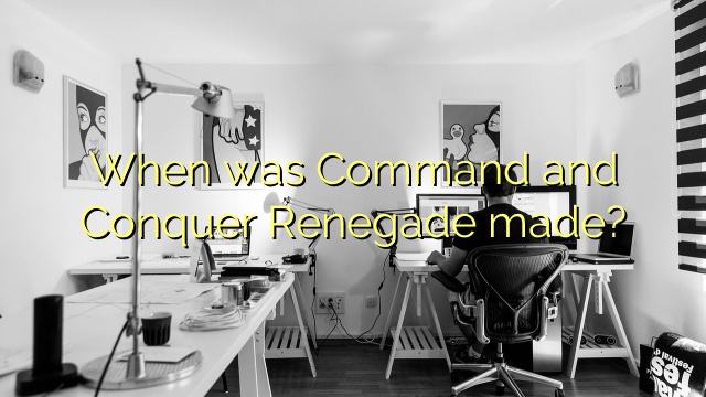 When was Command and Conquer Renegade made?